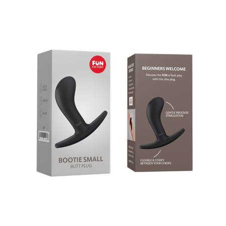 Анальна пробка Fun Factory BOOTIE S, чорна, діаметр 2,8 см, тонкий обмежувач - фото №5