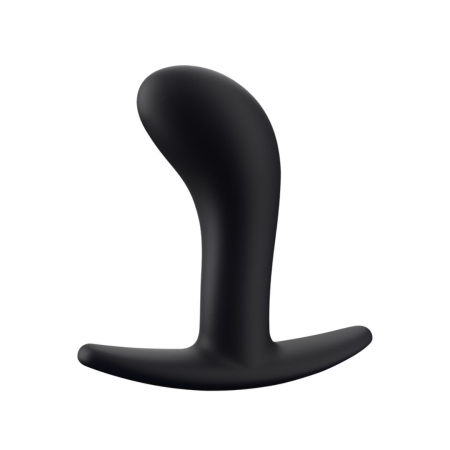 Анальна пробка Fun Factory BOOTIE M, чорна, діаметр 3,3 см, тонкий обмежувач - фото №4