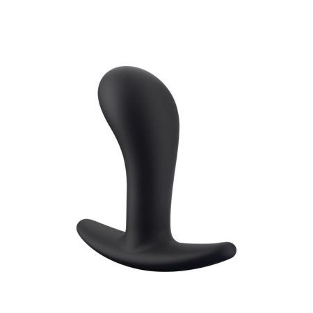 Анальна пробка Fun Factory BOOTIE M, чорна, діаметр 3,3 см, тонкий обмежувач - фото