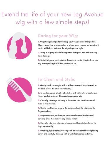 Довга блакитна перука Leg Avenue Long straight bang wig Blue, гладенька, 61 см - фото №2