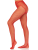 Панчохи Leg Avenue Crotchless Net Tights with Heart Backseam Red One Size 