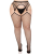 Панчохи Leg Avenue Stokings with O-ring Attached Garter Belt Black 1X/2X - фото