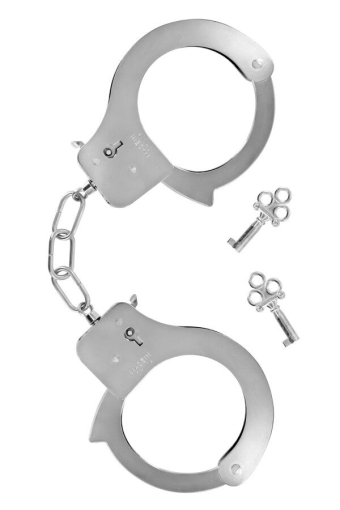 Наручники Fetish Tentation Adjustable metal wrist cuffs 