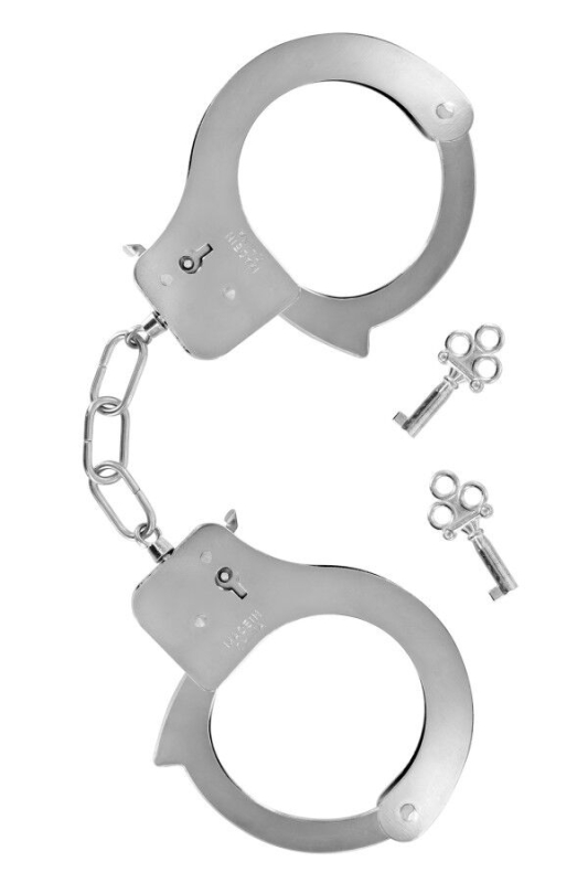 Наручники Fetish Tentation Adjustable metal wrist cuffs 