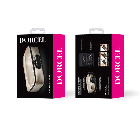 Кейс для іграшок Dorcel DISCREET BOX LUXURY GOLD, кодовий замок, 27?16?7,62 см - фото №8