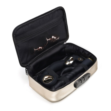 Кейс для іграшок Dorcel DISCREET BOX LUXURY GOLD, кодовий замок, 27?16?7,62 см - фото №3