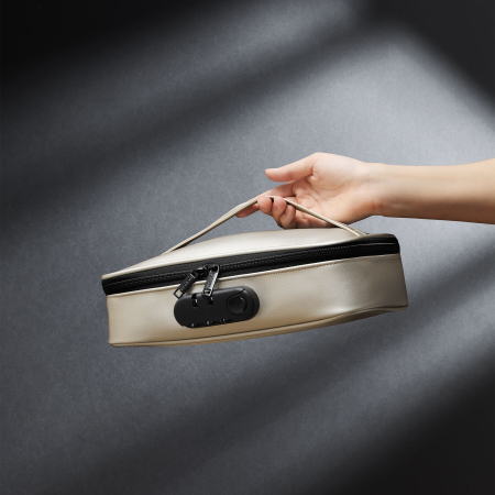 Кейс для іграшок Dorcel DISCREET BOX LUXURY GOLD, кодовий замок, 27?16?7,62 см - фото №11