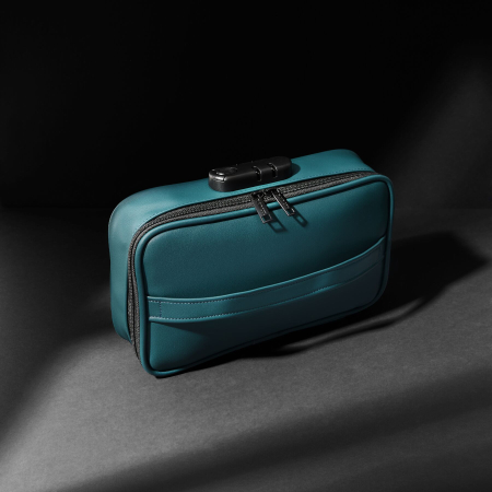 Кейс для іграшок Dorcel DISCREET BOX LUXURY GREEN, кодовий замок, 27?16?7,62 см - фото №13