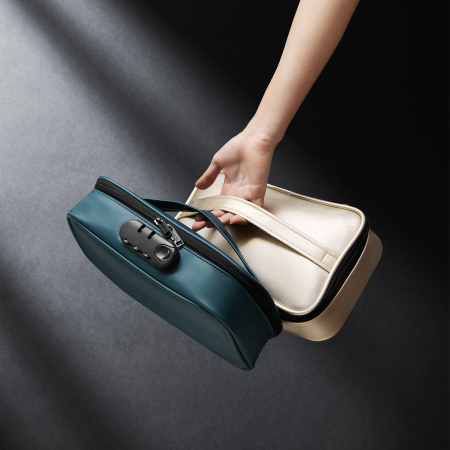 Кейс для іграшок Dorcel DISCREET BOX LUXURY GREEN, кодовий замок, 27?16?7,62 см - фото №9