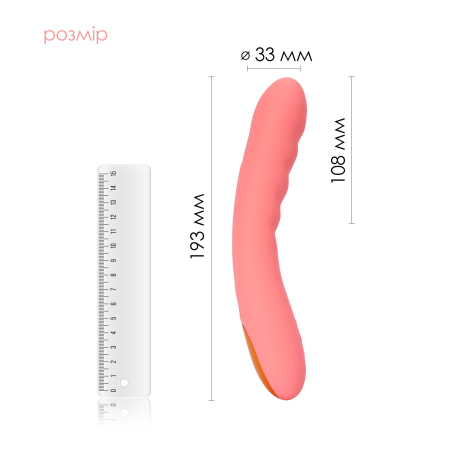 Смарт-вібратор з пульсацією Svakom Ava Neo Peach Pink, 15 режимів роботи, водонепроникний - фото №3