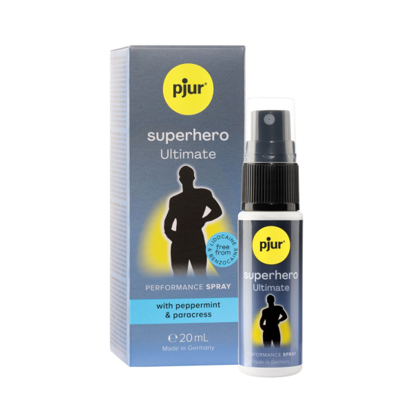 Пролонгувальний спрей pjur Superhero Ultimate Spray 20 мл, найсильніший - фото