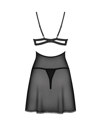 Бебі-дол Obsessive Nutris babydoll & thong M/L - фото №4