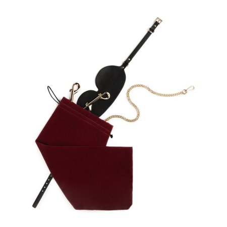 Набір для BDSM Bedroom Fantasies: Bondage Suitcase 13 Pcs - Cow Leather - фото №3