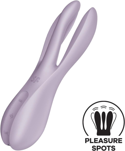 Кліторальний вібратор Satisfyer Threesome 2 Violet - фото