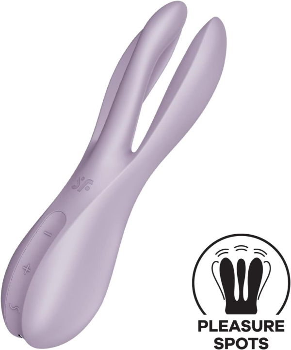 Кліторальний вібратор Satisfyer Threesome 2 Violet - фото
