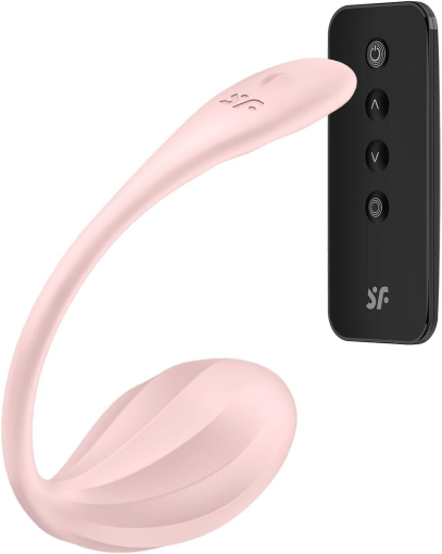 Віброяйце Satisfyer Ribbed Petal Connect App Rose - фото №2