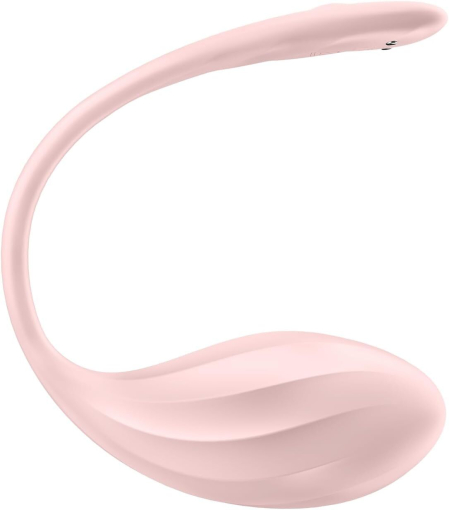 Віброяйце Satisfyer Ribbed Petal Connect App Rose - фото №3