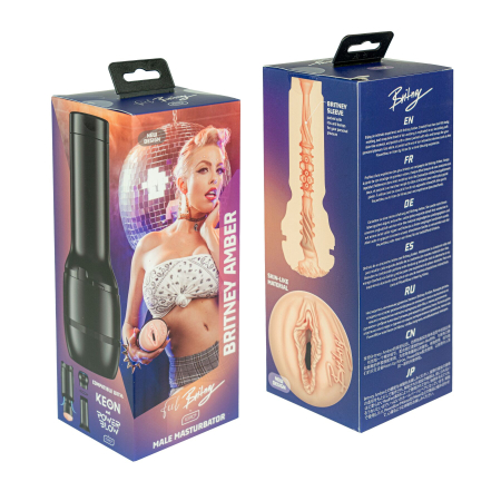 Мастурбатор Kiiroo Feel Britney Amber PBC сумісний з PowerBlow та Keon №7