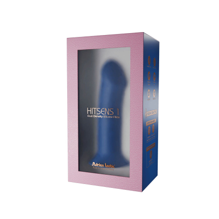 Дилдо Adrien Lastic Hitsens 1 - 7 inch Blue - фото №2