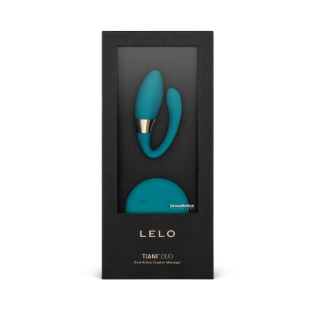 Вібратор для пар LELO Tiani Duo Ocean Blue, 2 мотори, пульт ДК - фото №8