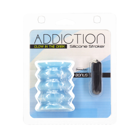 Мастурбатор ADDICTION Silicone Reversible Stroker – Glow in the Dark - фото №10