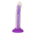 Фалоімітатор, що світиться в темряві, ADDICTION Rave 8?, Glow in the Dark Dildo Purple Confetti, 20,3 см - фото