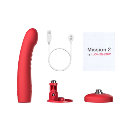 Дилдо з вібрацією Lovense Mission 2 Vibrating suction cup dildo - фото №4