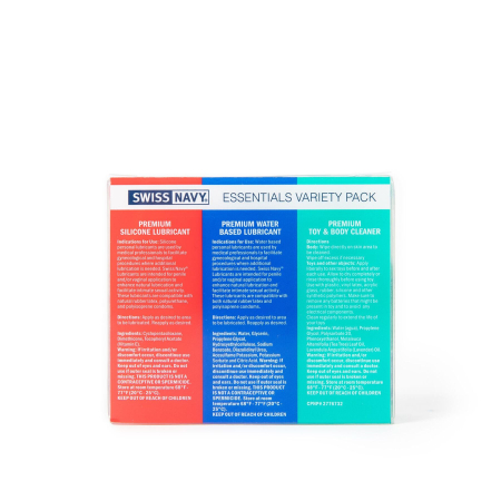 Набір Swiss Navy Essentials Variety Pack 3 х 30 мл - фото №4