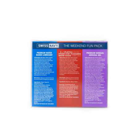 Набір Swiss Navy Weekend Fun Pack 3 х 30 мл - фото №4
