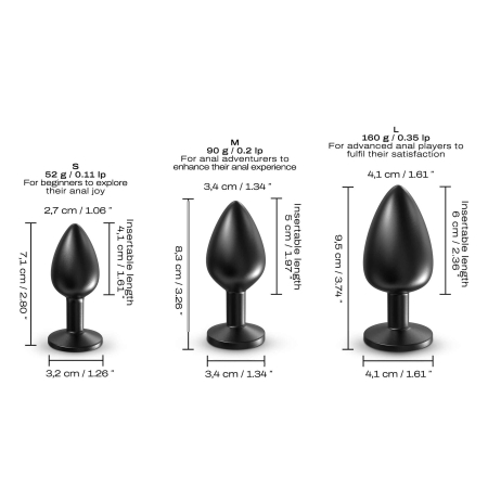 Анальна пробка Dorcel ONIX PLUG M - фото №4