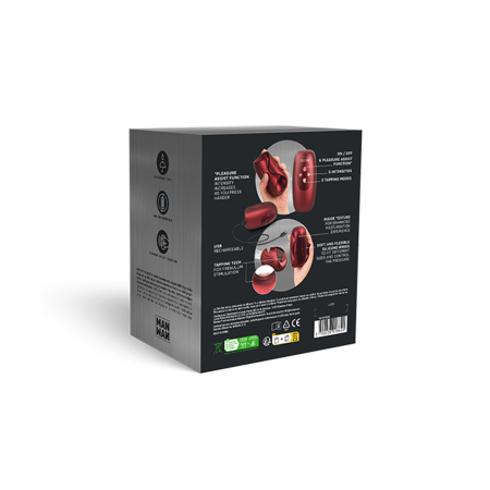 Мастурбатор Manwan SUB.ONE Velvet Red - фото №5