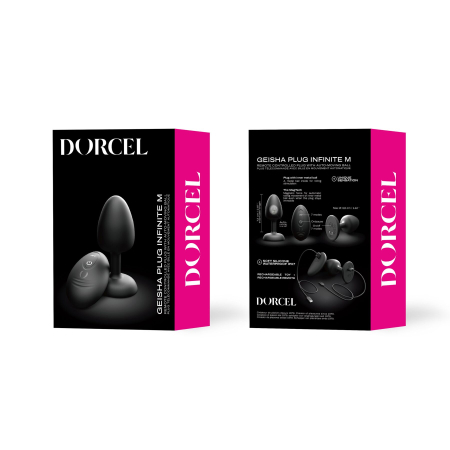 Анальна вібропробка Dorcel GEISHA PLUG INFINITE M - фото №6