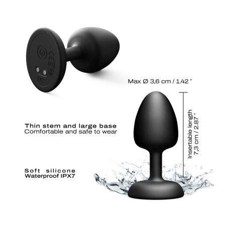 Анальна вібропробка Dorcel GEISHA PLUG INFINITE M - фото №3