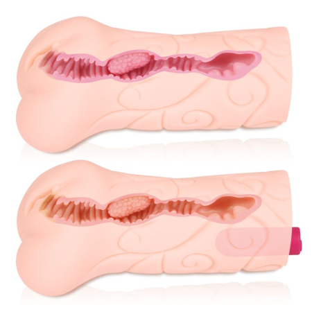 Мастурбатор-вагіна двошаровий Kokos Tattoo Vibe - фото №2