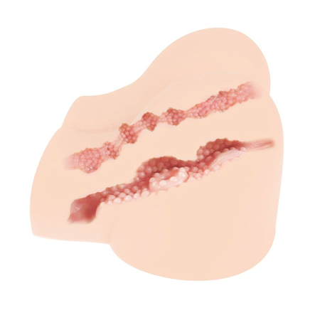 Мастурбатор Kokos OLIVIA SAY два входи: вагіна і попка - фото №2