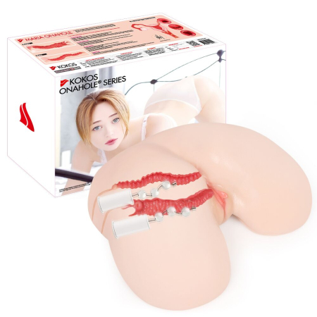 Мастурбатор Kokos 003 Maria ONAHOLE Real Hips 2WayPlus з функцією масажу та вібрацією - фото №5