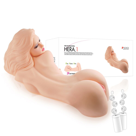 Мастурбатор Kokos Hera 1 2WayPlus з функцією масажу та вібрацією - фото №7