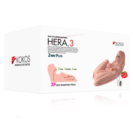 Мастурбатор Kokos Hera 3 2WayPlus з функцією масажу та вібрацією - фото №9