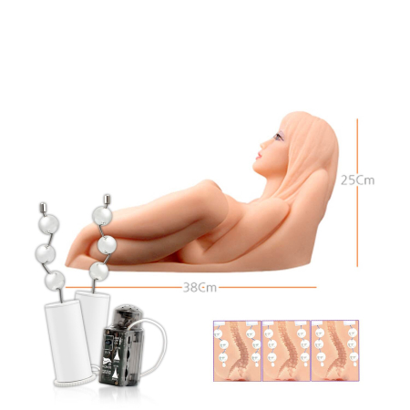 Мастурбатор Kokos Hera 3 2WayPlus з функцією масажу та вібрацією - фото №6