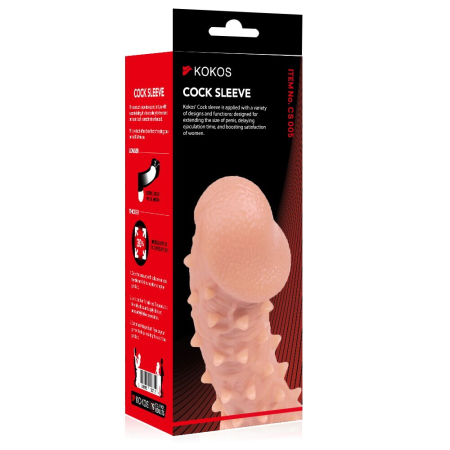 Насадка на член Kokos Cock Sleeve CS 005 L - фото №3