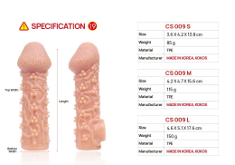 Насадка на член Kokos Cock Sleeve CS 009 M - - фото №7