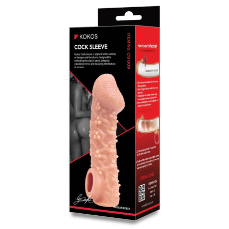 Насадка на член Kokos Cock Sleeve CS 009 L - фото №6