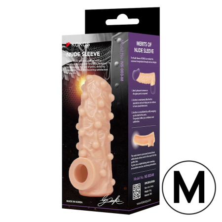 Насадка на член Kokos Nude Sleeve NS 001 M - фото №2