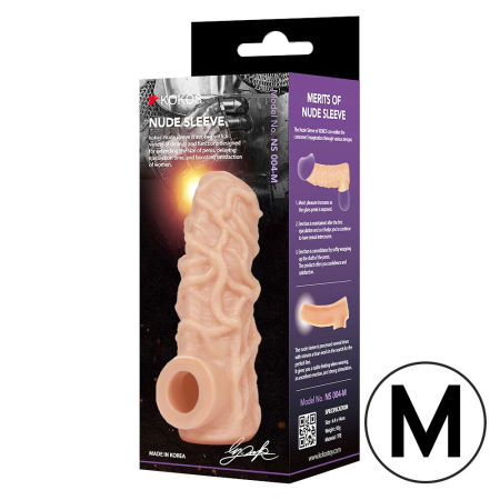 Насадка на член Kokos Nude Sleeve NS 004 M - фото №3