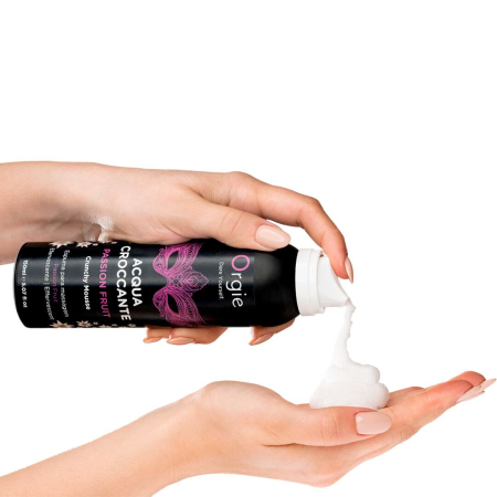 Масажна пінка Orgie – Acqua Croccante Passion Fruit (150 мл), ефект бульбашок, що лопаються - фото №2