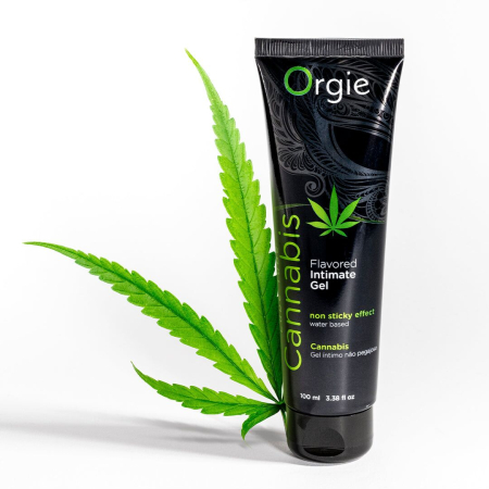 Лубрикант на водній основі Orgie Lube Tube Cannabis, 100 мл, їстівний, з олією насіння конопель - фото №4