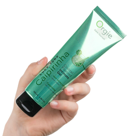 Лубрикант на водній основі Orgie Lube Tube Cocktail Caipirinha, 100 мл, смак цитрусового коктейлю - фото №4