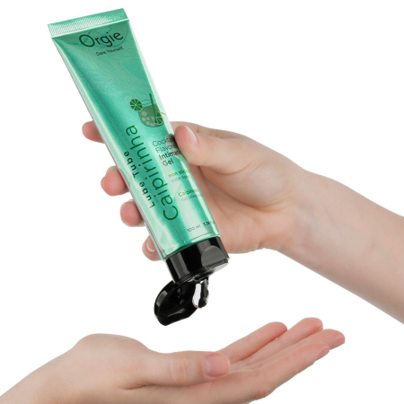 Лубрикант на водній основі Orgie Lube Tube Cocktail Caipirinha, 100 мл, смак цитрусового коктейлю - фото №2