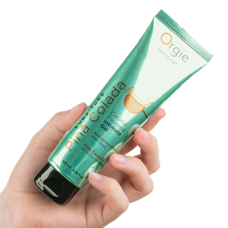 Лубрикант на водній основі Orgie Lube Tube Pina Colada, 100 мл, смак та аромат піна колади - фото №4