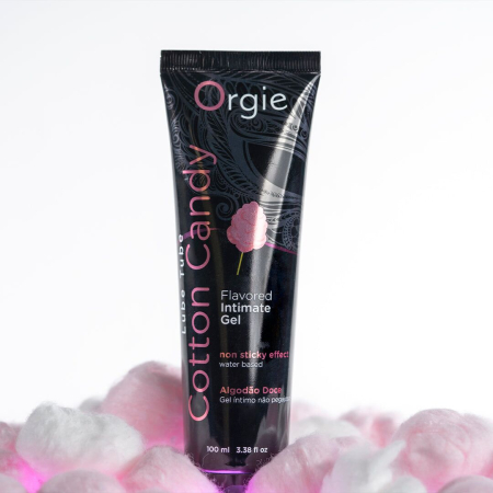 Лубрикант на водній основі Orgie Lube Tube Cotton Candy, 100 мл, зі смаком та ароматом солодкої вати - фото №4